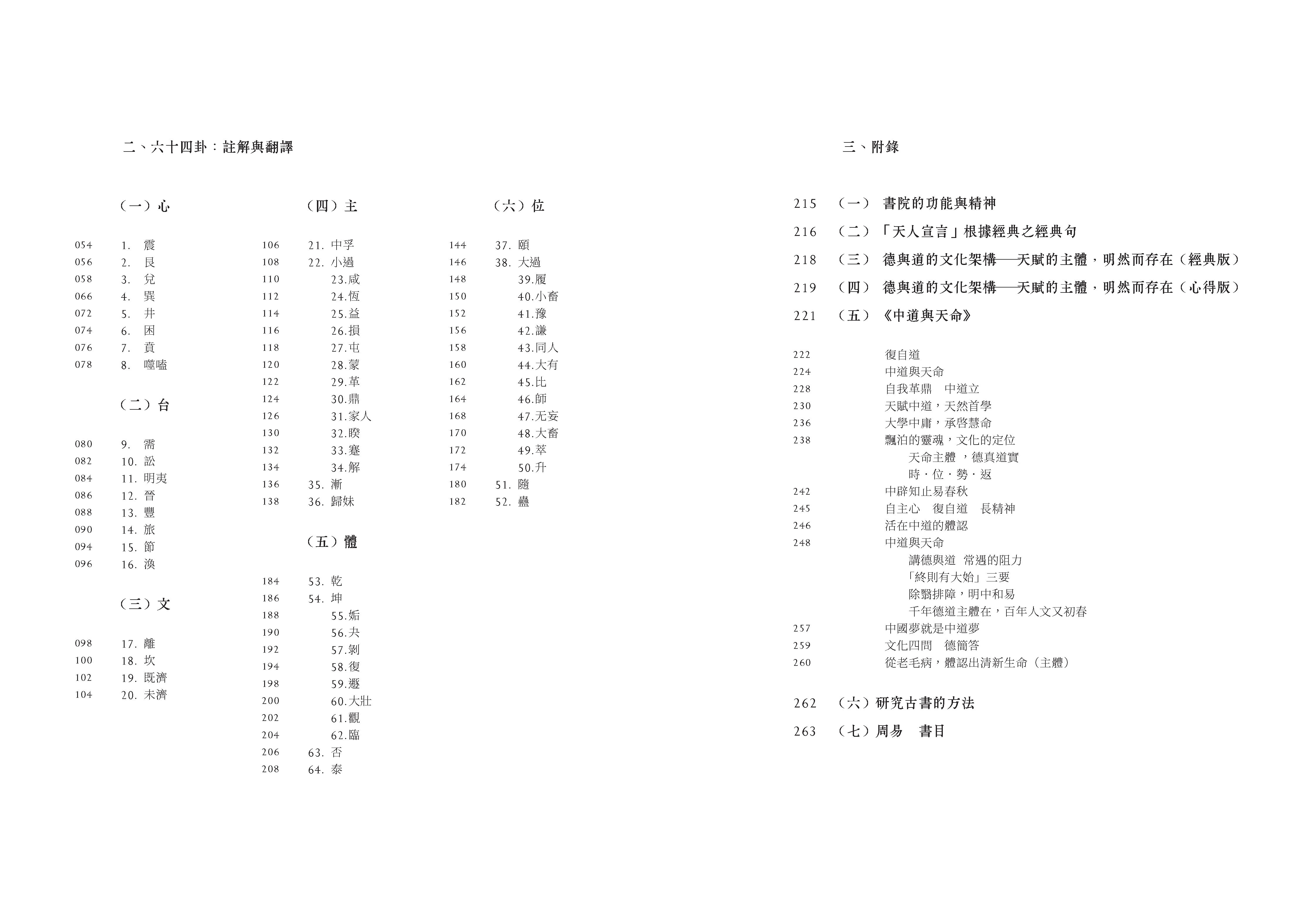 易經白話生活譯目錄