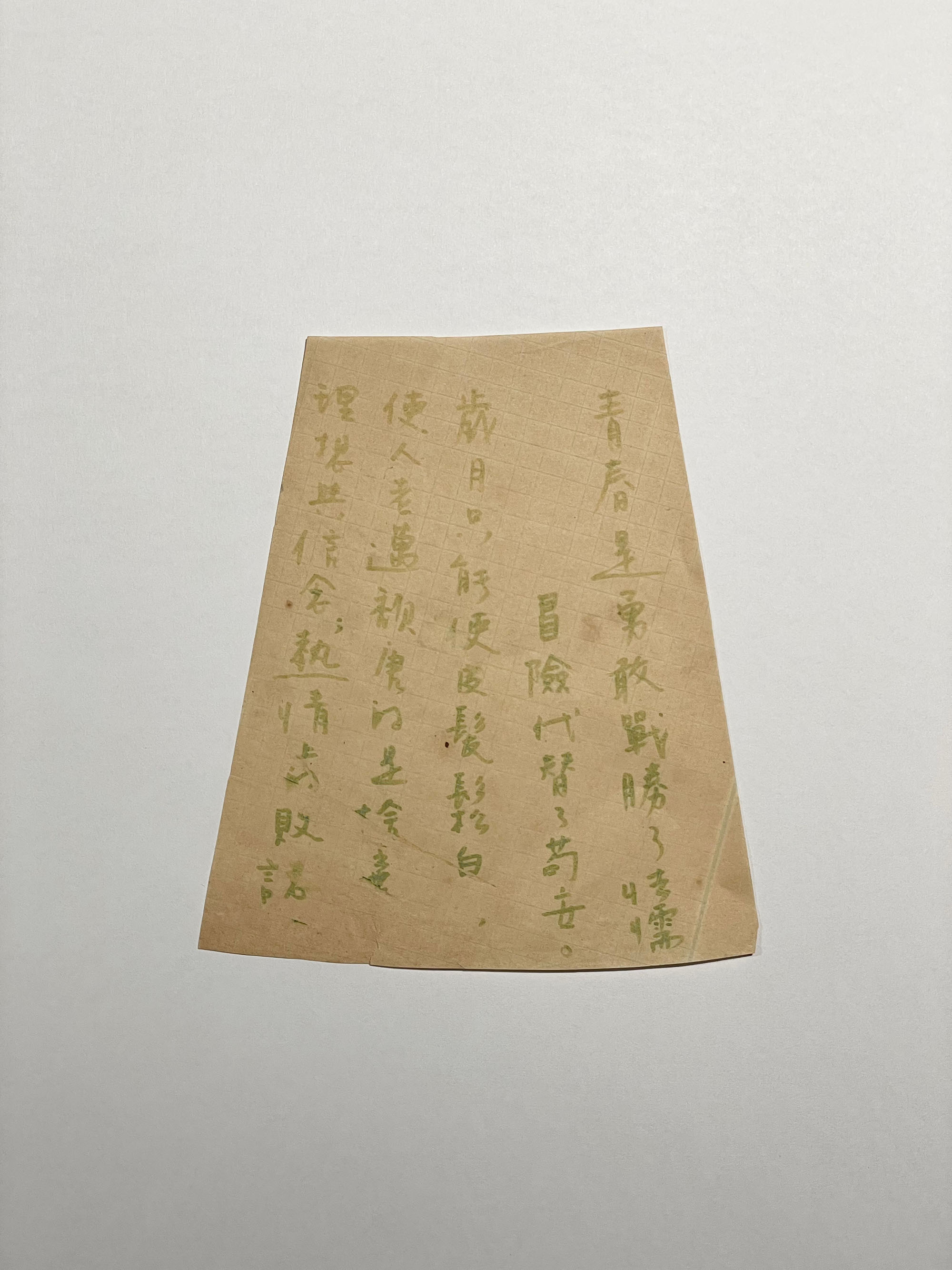 青春是勇敢戰勝了怯懦，冒險代替了苟安。歲月只能使皮髮鬆白，使人老邁頹唐的是捨棄理想與信念，熱情上的敗詬。
